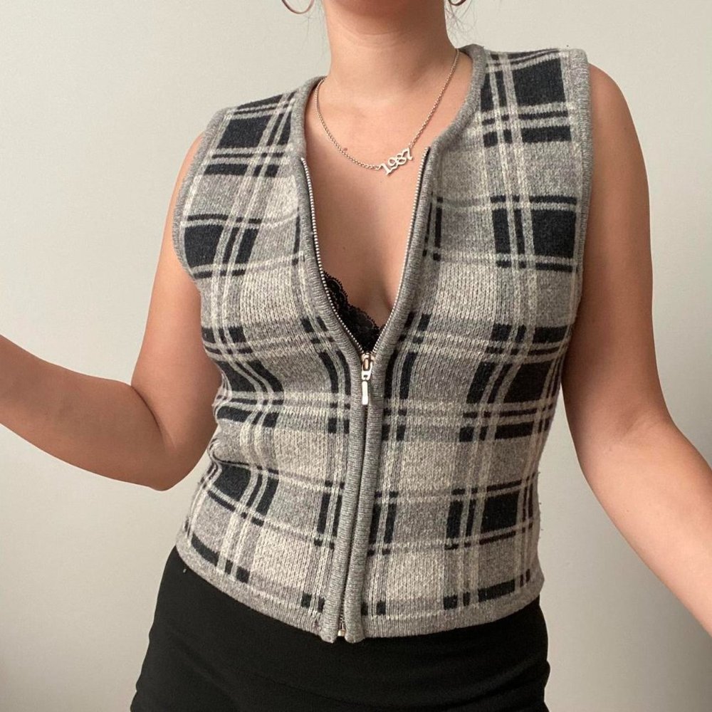 Casual Corner lambs wool vest